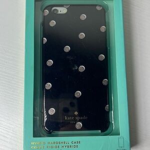 NEW Kate Spade iPhone 6 Plus 6s Plus Glitter Polka Dot Hardshell Case NIB
